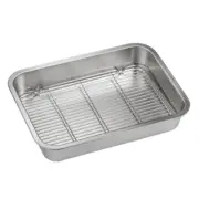 Stainless Steel Baking Tray with Grid Rack for Roasting and Cooling