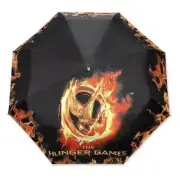 NWT NECA The Hunger Games Flames Fire Umbrella Book Series Katniss Mockingjay