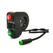Black 3 In 1 Handlebar Switch for Light Turn Signal and Horn (78 characters)