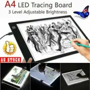 A4 LED Light Box Tracing Drawing Board Art Design Pad Copy Lightbox Day Light ES