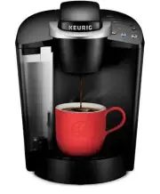 Keurig K-Classic Single Serve K-Cup Pod Coffee Maker, 3 Sizes 48 Oz
