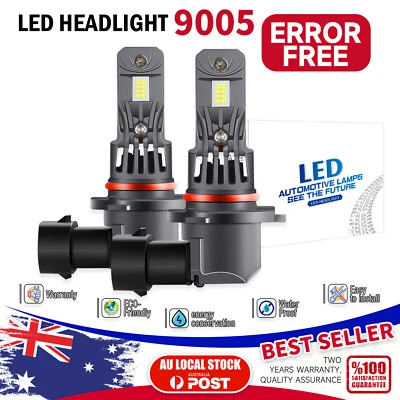 MODIGT CANBUS 2x HB3 9005 LED Headlight Bulbs High Low Beam 4000LM 6000K White (for: Porsche)