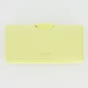 TED BAKER Seldaa Large Bobble Purse Leather Wallet Yellow