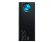 33W Fast Charging Mobile Power Mini Charging Treasure Fast Charging PD Mobile Phone Charger with LED Digital Display-Black