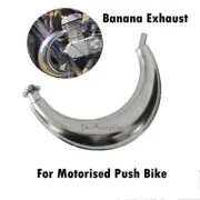 New Banana Exhaust Muffler For 2 Stroke 49/66/70/80cc Engine Motorized Push bike