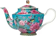 [Maxwell & Williams] Teas & C's Silk Road Teapot with Infuser 1L Aqua Gift Boxed