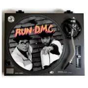 RUN-DMC Slipmat for Vinyl Records 12" DJ Slip Mat technics 1200 platter hip hop