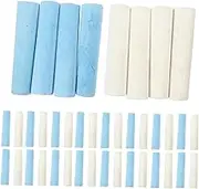 Kisangel 40pcs Jumbo Sidewalk Chalks for Drawing Chalk for Outdoor Art Blackboard and Creative Projects for Themed Parties and Kindergarten Activities