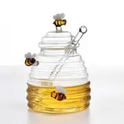 Glass Honey Jar / Honeypot / Kitchenware / Glassware / Bees / Honey / Decorative
