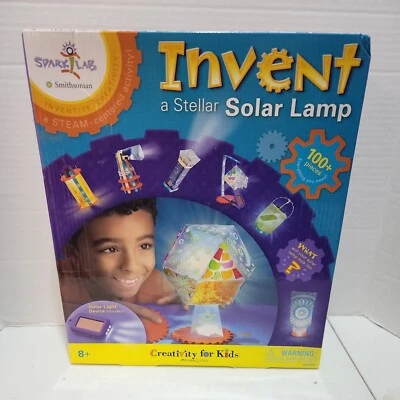 Creativity For Kids Spark!Lab Smithsonian Invent a Stellar Solar Lamp Kit