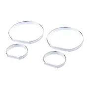 Chrome Gauge Dial Rings Bezel Trim Speedometer AC M-Tech For E46 for M