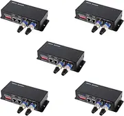 Mellisso 5X 3CH DC12-24V RGBW 512 Decoder LED Controller RGB LED DMX512 Decoder, DMX512-3CH