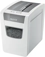 Leitz IQ Slim Home Office Paper Shredder P4, Cross Cut, 10 Sheets (170004)
