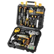Tool Set：Tool Kit with 8V Cordless Drill,Tool Box with Drill,Hand Drill Set