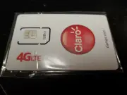 Brand New 3 in 1 Claro PR Puerto Rico Un-Activated Pre-Paid 4G LTE GSM Sim Card