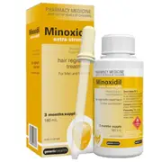 Regain Hair Loss Treatment 3 Months Supply Minoxidil Extra Strength 5% -180ml