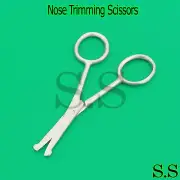 Nose Beard Mustache Trimming Scissors Facial Shears Hair Cutting Shaping Barber