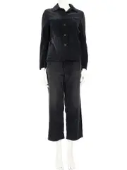 Navy Corduroy Jacket & Trousers Set