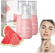 Watermelon Glow Niacinamide Dew Drops Highlighting Serum,Watermelon Niacinamide Serum,Brightening Essence Facial Serum & Priming Liquid Highlighter