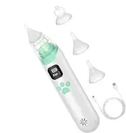 Electric Nose Suction For Toddler, Electric Nasal Suction For Kids With 3 Soft Silicone Tips, Negative Pressure Anti-Backflow Built-in Music Soothing