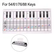 Piano and Keyboard Chord Chart with Large Size Design Great for Music Classroom