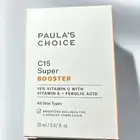 Paula's Choice C15 Super Booster 15% Vitamin C w/E +Ferulic Acid 20ml/.67oz BNIB