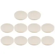 10pcs Wool Felt Polishing Pads 4 inch Buffing Wheel Polish Pad Flocking Back