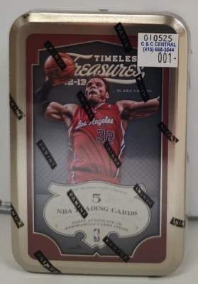 2012/13 PANINI TIMELESS TREASURES NBA BASKETBALL HOBBY BOX TIN NEW SEALED 01