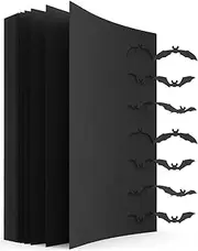 Black Cardstock Paper 8.5 x 11, 108 Sheets 180g Black Printer Card Stock, Heavy Construction Paper for Card Making Printing Craft Drawing Scrapbooking Cutting