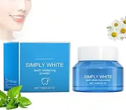 Natural Tooth Brightening Powder – Magic Whitening Formula, Pure Natural Ingredients, Deep Whitening, Fast Stain Removal, Fresh Breath,Long-Lasting Effect,Protect Teeth, Make Teeth Whiter and Brighter