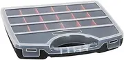 Ｂｅｓｇａ Tools Organizer Box with Removable Dividers Fishing Tackle Box Tool Case for Beads Electronic Components Crafts Nuts Nails