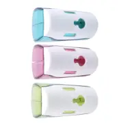 3 Pcs Suction Cup Toothbrush Dust Cover Head Protector Plastic Case