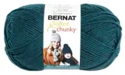 Bernat Softee Chunky Big Ball Yarn Solids-Teal 161130-30203