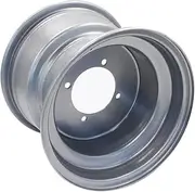 TDR 10" Inch Front Wheel Rim for 22x11-10 or 24x11-10 Tyres - ATV Quad Bike Buggy Go Kart Ride-On Mower with Valve Fitted and 4 Bolt Holes