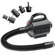 Electric Air Pump for Inflatable Pool Toys - High Power Bed Pump Quick-Fill A...