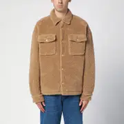 [Palm Angels] Camel Bear In Mind overshirt 52 IT Beige