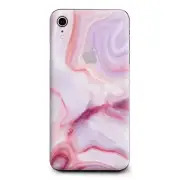 Skins Decal Wrap for Apple iPhone XR - Pink Stone Marble Geode