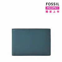 在飛比找momo購物網優惠-【FOSSIL 官方旗艦館】Steven 真皮皮夾-藍色 M