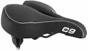 Cruiser Sofa Cloud-9 Bicycle Suspension Cruiser Coil Saddle Black Bike Seat