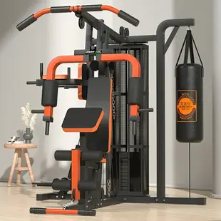 健身器材套裝組合大型力量運動多功能家用室內單人站綜合訓練器械