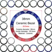 38mm Ceramic Watch Bezel For GMT Mens Watch Accessories Watch Repair Part