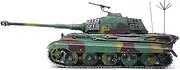 1:72 Scale German Tiger King Heavy Tank Alloy Model with Display Base Vehicle Collectibles Souvenir Static Display
