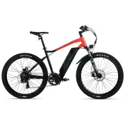VALK MX7 Electric Bike Medium frame Mountain ebike, Black and Red