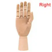 Mannequin Wooden Hand Flexible Jointed Doll Human Artist Home Decor 10 Inches