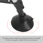 Mannequin Head Stand Adjustable Slip Proof Base Stable Structure Aluminum Al HR6