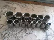 Allen Industrial Tools Standard SAE Set of 1/2" Drive Socket NEW 3/8 - 1-1/4 USA
