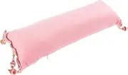 Nail Hand Rest Pillow with Tassel Design Supportive Nail Art Cushion for Techs Comfortable Arm Rest for Clients Detachable Washable Cover