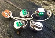 Custom SG Solderless Harness 3 Pickups 6 way Switch Bourns Out of Phase P/P