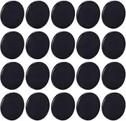 FINGERINSPIRE 80 Pcs Black Circles Acrylic Sheet 1" Circular Miniature Bases 3mm Thick Blanks Action Figure Display Base Round Acrylic Base for Miniatures Wargame Halloween Christmas Craft Keychain