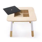 Tender Leaf Toys 31cm Forest Square Wooden Table w/ Storage Compartment 3y+
